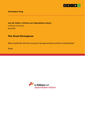 cover image of The Great Divergence